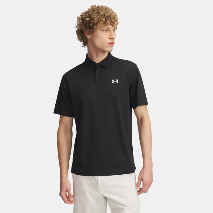 Under Armour Men's Tee To Green Golf Polo Shirt Black Under Armour Men's Tee To Green Golf Polo Shirt Black image number 0